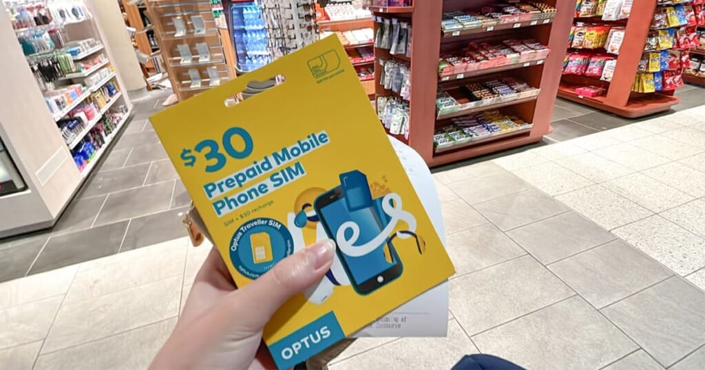 Optus SIMカード有効化を